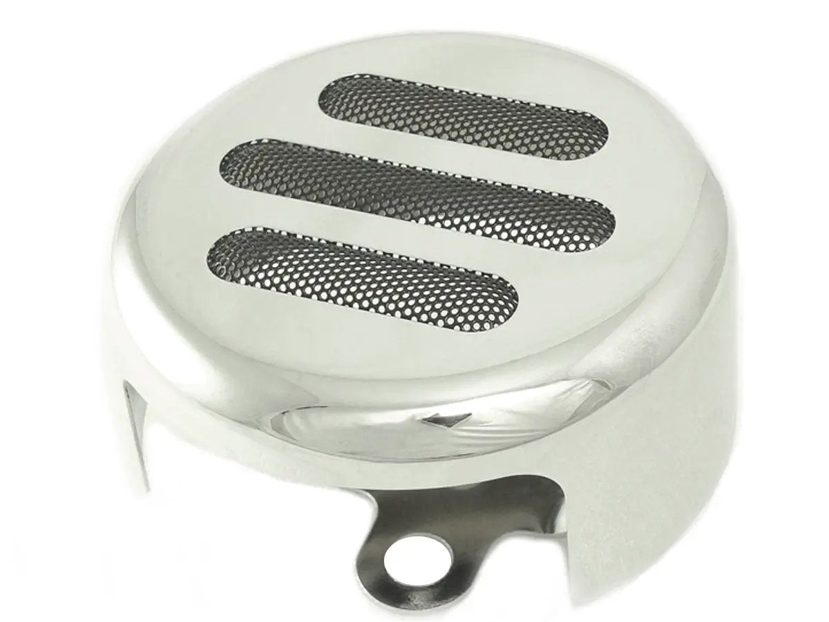 V-Twin Slotted Style Round Horn Cover Chrome for Harley Davidson FLT (1993-2002) by V-Twin