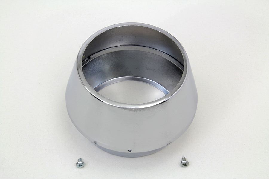V-Twin Chrome Tachometer Cover for Harley Davidson XL Models