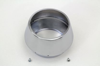 V-Twin Chrome Tachometer Cover for Harley Davidson XL Models