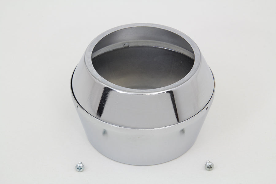 V-Twin Chrome Tachometer Cover for Harley Davidson XL Models