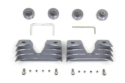V-Twin Head Bolt and Spark Plug Cover Kit for Harley Davidson XL – Silver Finish by V-Twin