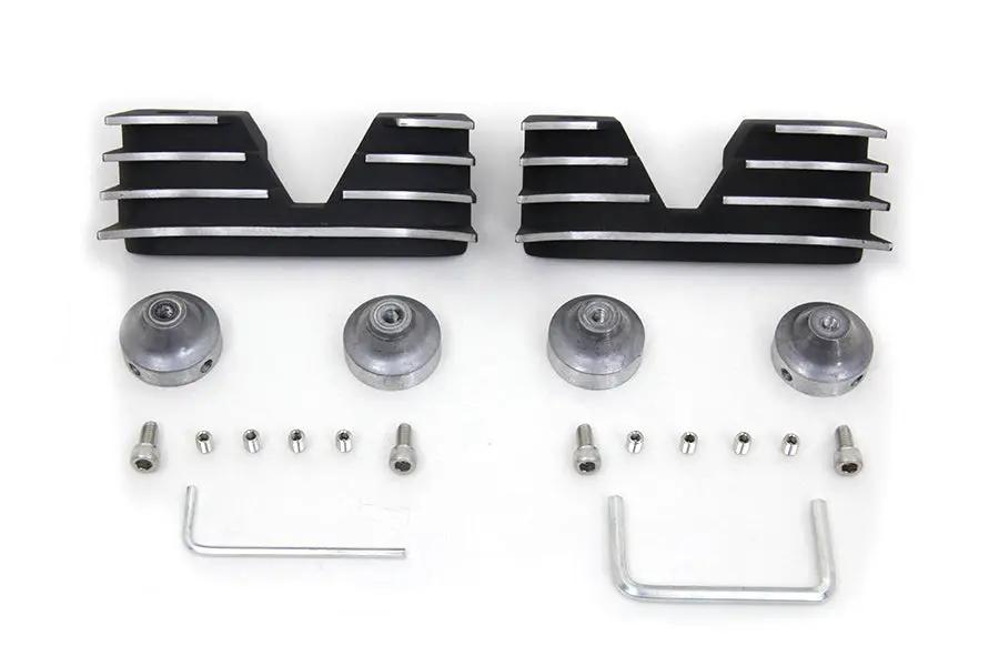 V-Twin Head Bolt and Spark Plug Cover Kit for Harley Davidson XL (Black) by V-Twin