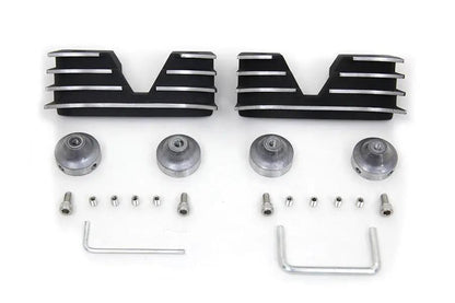 V-Twin Head Bolt and Spark Plug Cover Kit for Harley Davidson XL (Black) by V-Twin