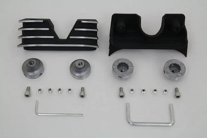 V-Twin Head Bolt and Spark Plug Cover Kit for Harley Davidson XL (Black) by V-Twin