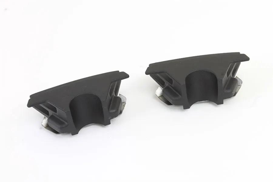 V-Twin M8 Finned Spark Plug Cover Set in Black for Harley Davidson FLT Models by V-Twin