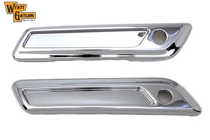 V-Twin Wyatt Gatling Saddlebag Face Plate Set for Harley Davidson FLT (2014-2023) by V-Twin