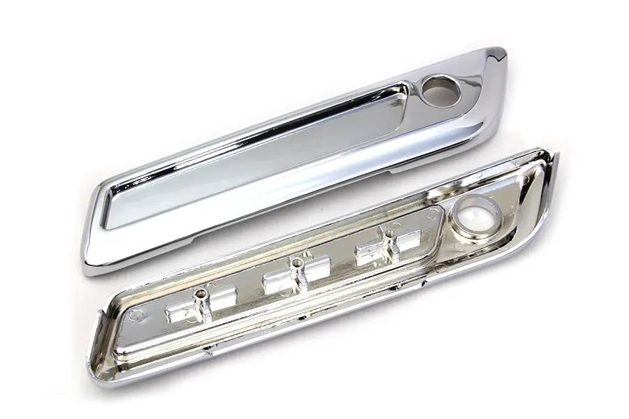 V-Twin Wyatt Gatling Saddlebag Face Plate Set for Harley Davidson FLT (2014-2023) by V-Twin