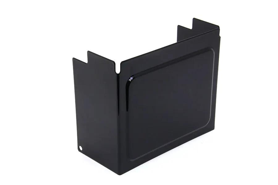 V-Twin Battery Side Cover Black Embossed for Harley Davidson FXD and XLH Models by V-Twin