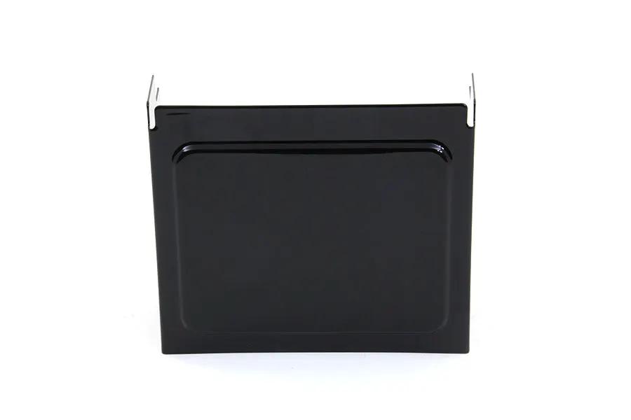 V-Twin Battery Side Cover Black Embossed for Harley Davidson FXD and XLH Models by V-Twin