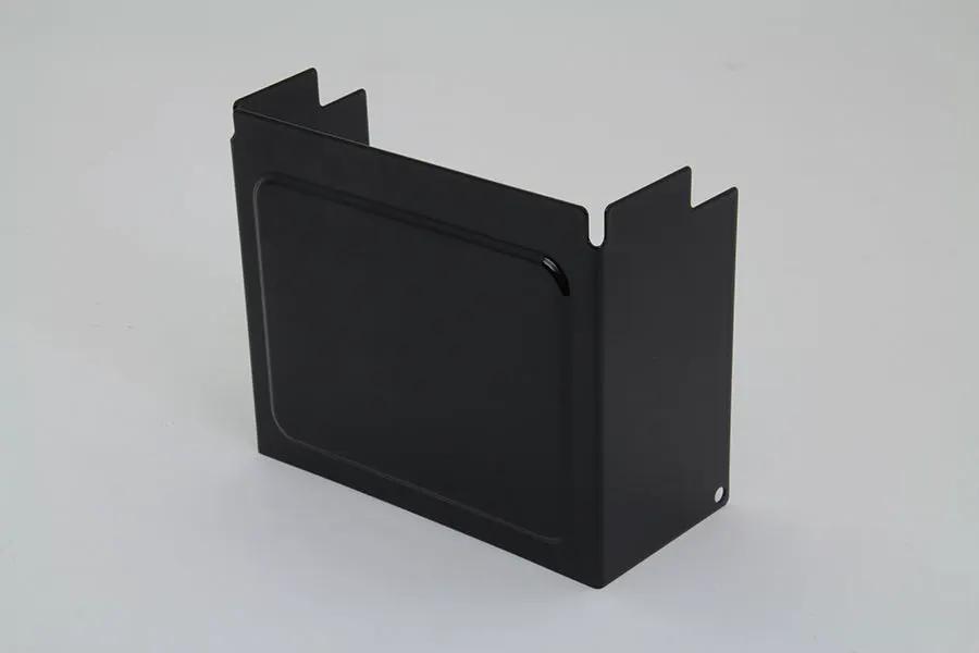 V-Twin Battery Side Cover Black Embossed for Harley Davidson FXD and XLH Models by V-Twin