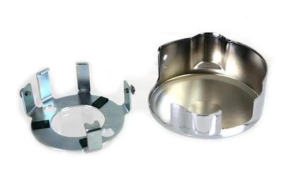 V-Twin FLT Starter Motor End Cover Kit Chrome for Harley Davidson FLT Models (2017-2026) by V-Twin