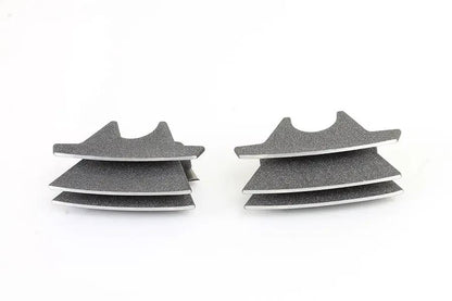 V-Twin M8 Finned Spark Plug Cover Set Granite for Harley Davidson FLT Models by V-Twin