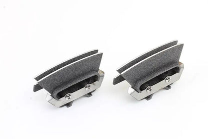 V-Twin M8 Finned Spark Plug Cover Set Granite for Harley Davidson FLT Models by V-Twin