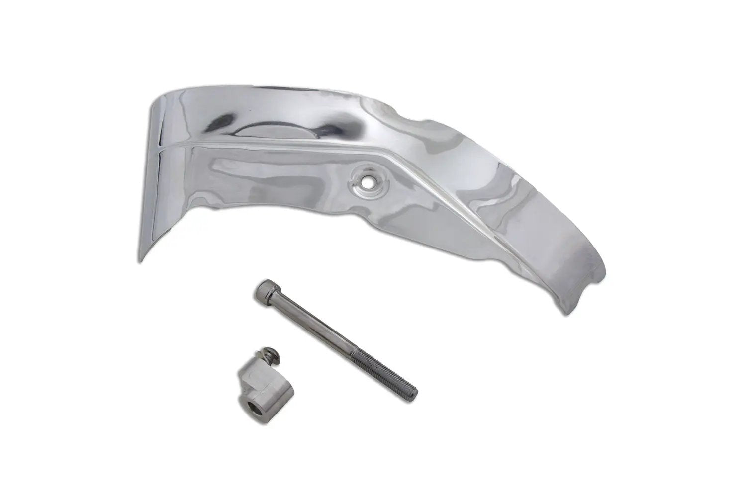 V-Twin Chrome Left Side Cylinder Base Cover for Harley Davidson XL (Part #105054) by V-Twin