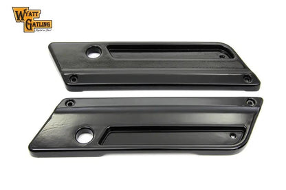 V-Twin Wyatt Gatling Saddlebag Face Plate for Harley Davidson FLT (1993-2002) by V-Twin
