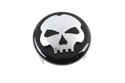 V-Twin Skull Horn Cover Black for Harley Davidson XL (1993-2002) by V-Twin