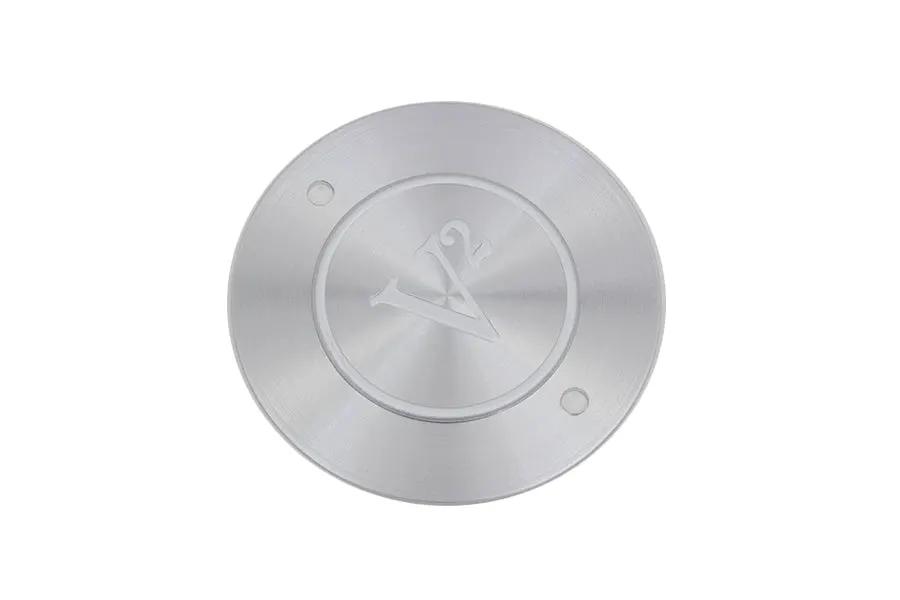 V-Twin Bright Silver Ignition System Cover for Harley Davidson FX Models (1985-1994) - Part #63693 by V-Twin