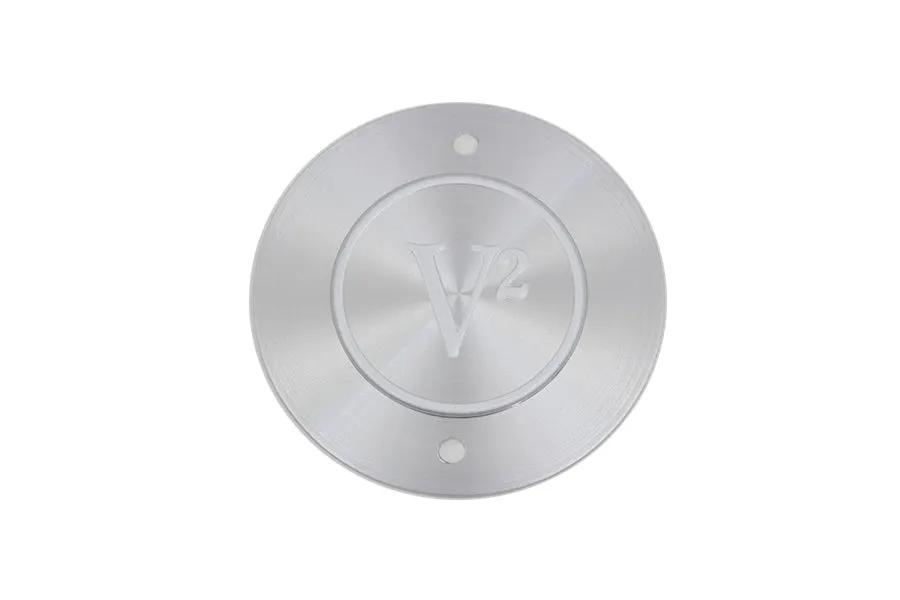 V-Twin Bright Silver Ignition System Cover for Harley Davidson FX Models (1985-1994) - Part #63693 by V-Twin