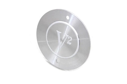 V-Twin Bright Silver Ignition System Cover for Harley Davidson FX Models (1985-1994) - Part #63693 by V-Twin