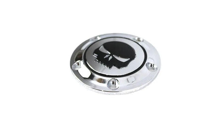 V-Twin Skull Ignition System Cover 5-Hole Chrome for Harley Davidson FXST by V-Twin