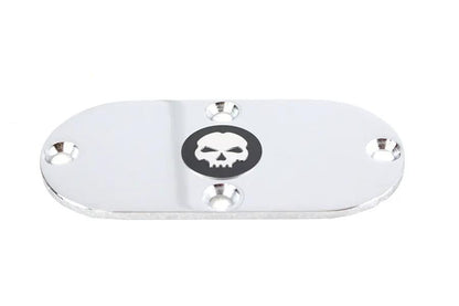 V-Twin Skull Inspection Cover Chrome for Harley Davidson FXST (1984-1993) Part #78346 by V-Twin