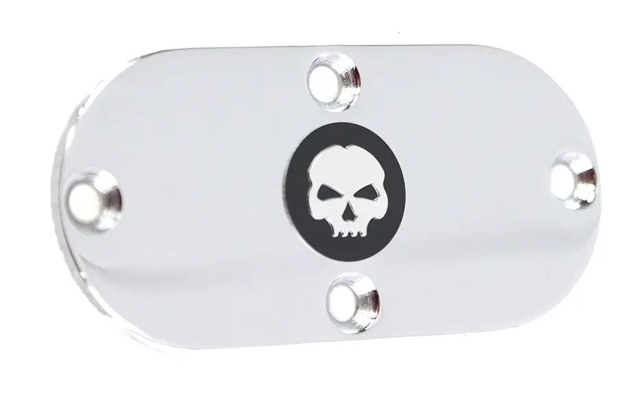 V-Twin Skull Inspection Cover Chrome for Harley Davidson FXST (1984-1993) Part #78346 by V-Twin