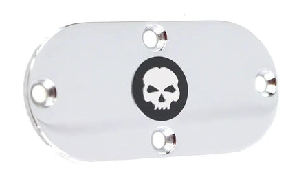 V-Twin Skull Inspection Cover Chrome for Harley Davidson FXST (1984-1993) Part #78346 by V-Twin