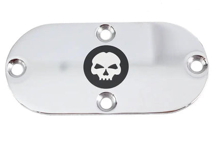 V-Twin Skull Inspection Cover Chrome for Harley Davidson FXST (1984-1993) Part #78346 by V-Twin