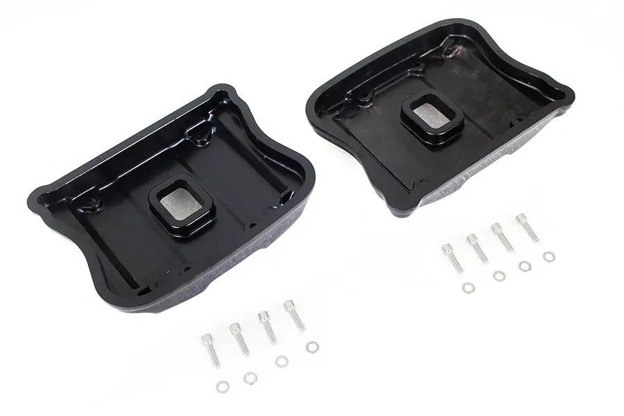 V-Twin Black Accent XL Rocker Box Cover Set for Harley Davidson XL (2004-2013) by V-Twin