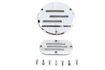 V-Twin Vented Derby and Inspection Cover Kit for Harley Davidson FXD and FXR by V-Twin
