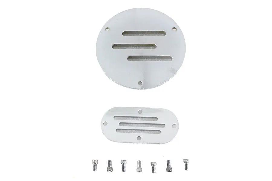 V-Twin Vented Derby and Inspection Cover Kit for Harley Davidson FXD and FXR by V-Twin