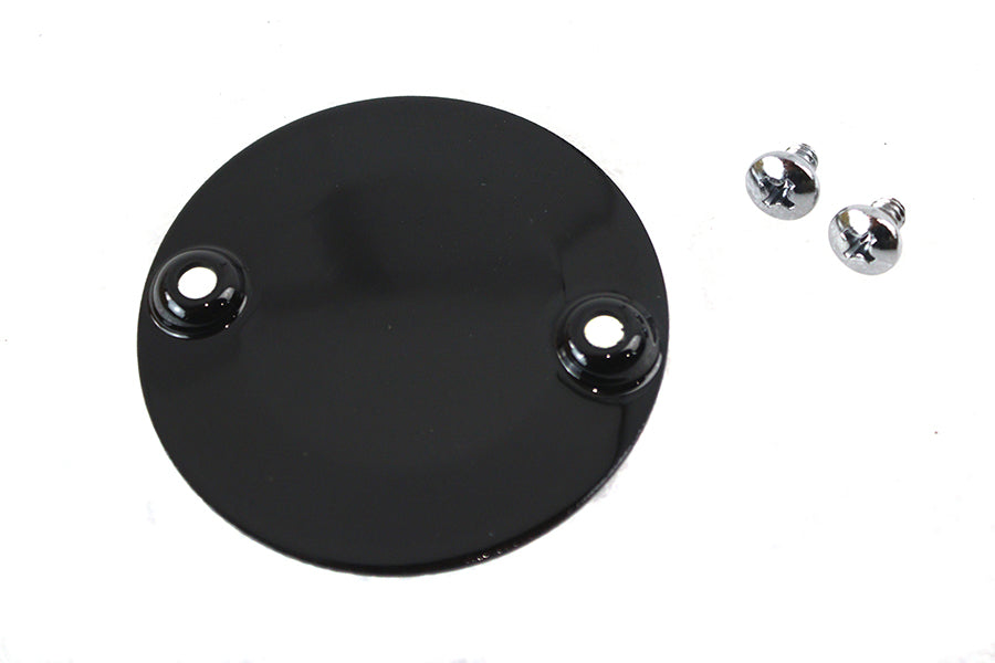 V-Twin M8 Timer Cover Black for Harley Davidson FLST and FXST Models