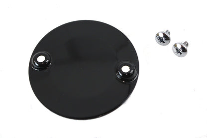 V-Twin M8 Timer Cover Black for Harley Davidson FLST and FXST Models