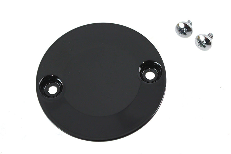 V-Twin M8 Timer Cover Black for Harley Davidson FLST and FXST Models