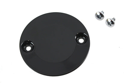 V-Twin M8 Timer Cover Black for Harley Davidson FLST and FXST Models