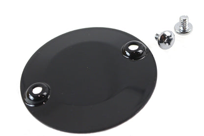V-Twin M8 Timer Cover Black for Harley Davidson FLST and FXST Models