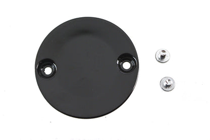 V-Twin M8 Timer Cover Black for Harley Davidson FLST and FXST Models