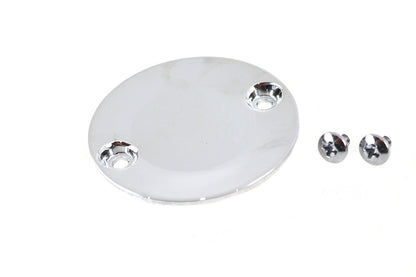 V-Twin M8 Timer Cover Chrome for Harley Davidson FLST & FXST Models
