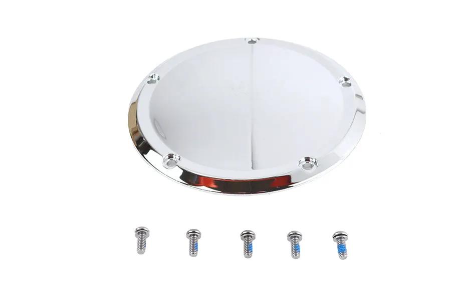 V-Twin 42-1232 Chrome 5-Hole Derby Cover for Harley Davidson FLT Models by V-Twin