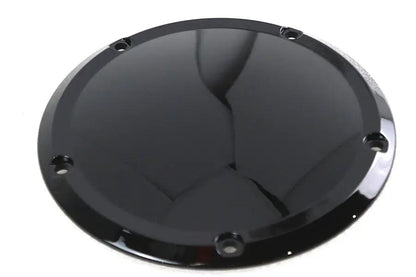 V-Twin Gloss Black 5-Hole Smooth Derby Cover for Harley Davidson FLT - Part #77926B by V-Twin