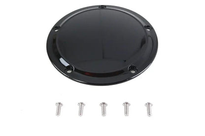 V-Twin Gloss Black 5-Hole Smooth Derby Cover for Harley Davidson FXST by V-Twin