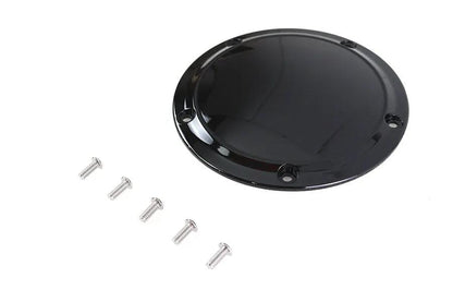V-Twin Gloss Black 5-Hole Smooth Derby Cover for Harley Davidson FXST by V-Twin