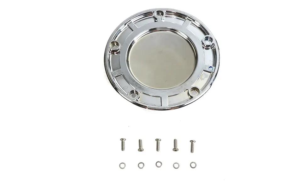 V-Twin 78617G 5-Hole Derby Cover with Gold Inlay for Harley Davidson FXST by V-Twin