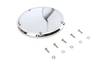 V-Twin Chrome 5-Hole Smooth Derby Cover for Harley Davidson FXST (Part #78617) by V-Twin