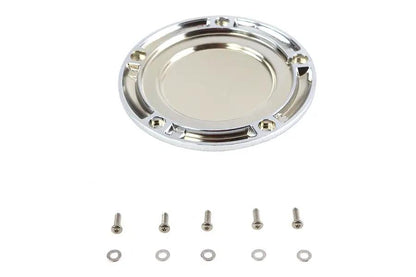 V-Twin Chrome 5-Hole Smooth Derby Cover for Harley Davidson FXST (Part #78617) by V-Twin