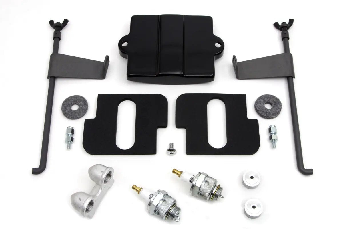 V-Twin Battery Box Top Kit for Harley Davidson FL and EL Models by V-Twin