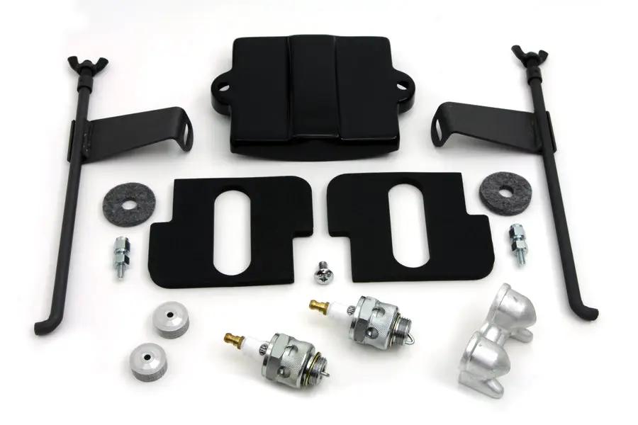 V-Twin Battery Box Top Kit for Harley Davidson FL and EL Models by V-Twin