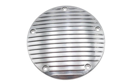 V-Twin 80 Inch Finned Derby Cover Chrome for Harley-Davidson - Part 71033P by V-Twin