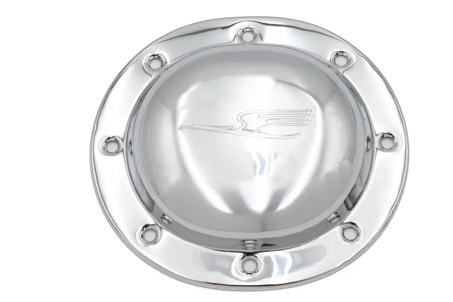 V-Twin Replica Bird Style Derby Cover Chrome for Harley Davidson EL & UL Models by V-Twin