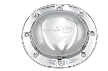 V-Twin Replica Bird Style Derby Cover Chrome for Harley Davidson EL & UL Models by V-Twin